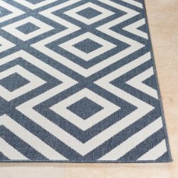 Alternative view of Surya Alfresco ALF-9657 Navy Area Rug