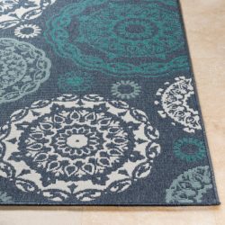 Alternative view of Surya Alfresco ALF-9666 Navy Area Rug