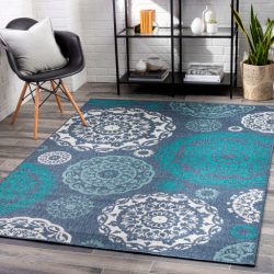Surya Alfresco ALF-9666 Navy Area Rug