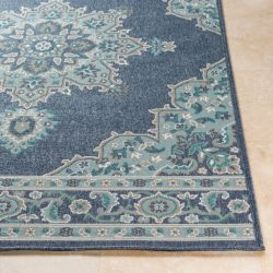 Alternative view of Surya Alfresco ALF-9670 Navy Area Rug