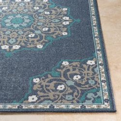 Alternative view of Surya Alfresco ALF-9678 Navy Area Rug