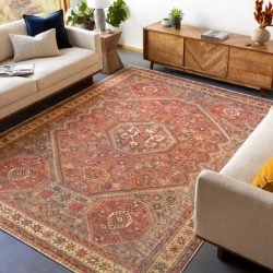 Alternative view of Surya Amelie AML-2339 Brick Red Area Rug