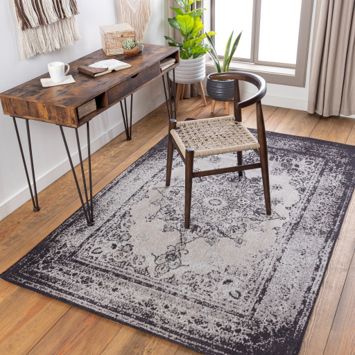Surya Amsterdam AMS-1030 Black Area Rug - Image 2