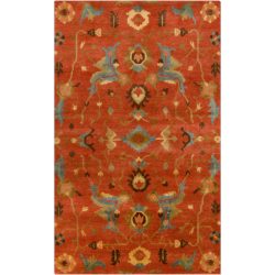 Surya Anastacia ANA-8411 Brick Red Area Rug
