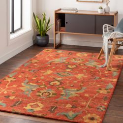 Alternative view of Surya Anastacia ANA-8411 Brick Red Area Rug