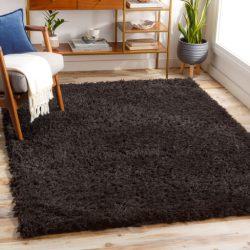 Alternative view of Surya Angora ANG-2306 Black Area Rug