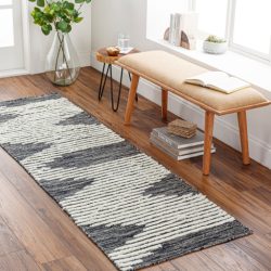 Alternative view of Surya Apache APA-2311 Black Area Rug