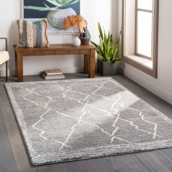 Alternative view of Surya Andorra ARD-2309 Charcoal Area Rug