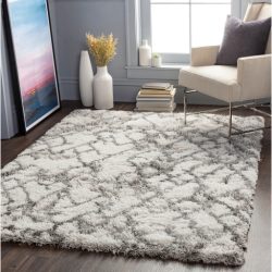 Alternative view of Surya Alta Shag ASG-2300 Gray Area Rug