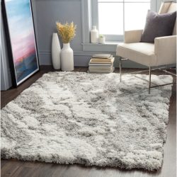 Alternative view of Surya Alta Shag ASG-2301 Gray Area Rug