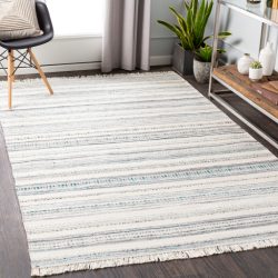 Alternative view of Surya Azalea AZA-2318 Aqua Area Rug
