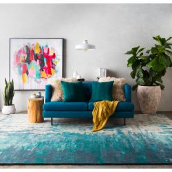Surya Banshee BAN-3343 Blue Area Rug