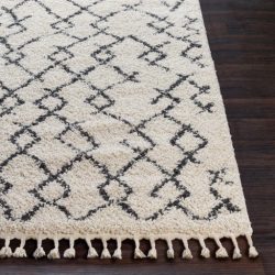 Alternative view of Surya Berber Shag BBE-2301 Charcoal Area Rug