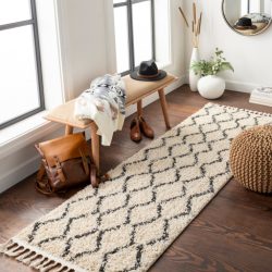 Surya Berber Shag BBE-2303 Charcoal Area Rug