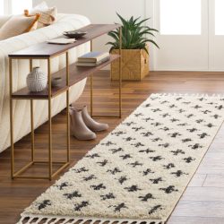 Surya Berber Shag BBE-2310 Charcoal Area Rug