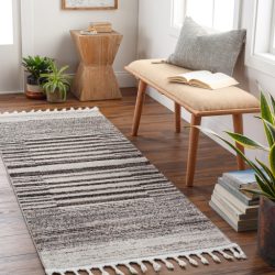 Alternative view of Surya Blackburn BBN-2310 Black Area Rug