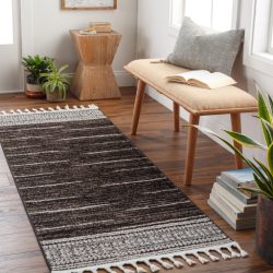 Alternative view of Surya Blackburn BBN-2311 Black Area Rug