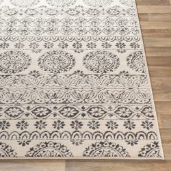 Alternative view of Surya Bahar BHR-2323 Charcoal Area Rug