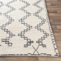 Alternative view of Surya Beni Ourain BON-2301 Charcoal Area Rug