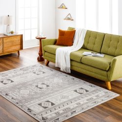 Surya Basel BOS-2304 Black Area Rug