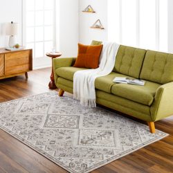 Surya Basel BOS-2310 Black Area Rug