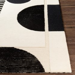 Alternative view of Surya Brooklyn BRO-2304 Black Area Rug