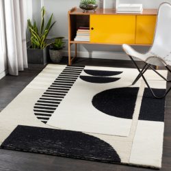 Surya Brooklyn BRO-2304 Black Area Rug