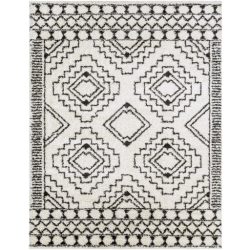 Surya Beni Shag BSH-2300 Black Area Rug