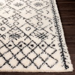 Alternative view of Surya Beni Shag BSH-2306 Black Area Rug
