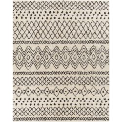Surya Beni Shag BSH-2307 Black Area Rug