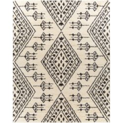 Surya Beni Shag BSH-2311 Black Area Rug