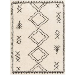 Surya Beni Shag BSH-2316 Black Area Rug