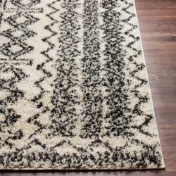Alternative view of Surya Beni Shag BSH-2317 Black Area Rug