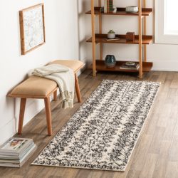 Surya Beni Shag BSH-2317 Black Area Rug