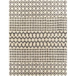 Surya Beni Shag BSH-2319 Black Area Rug