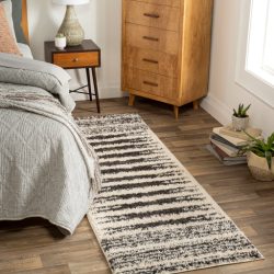 Alternative view of Surya Beni Shag BSH-2322 Black Area Rug