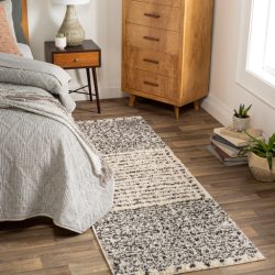 Alternative view of Surya Beni Shag BSH-2324 Black Area Rug