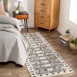 Alternative view of Surya Beni Shag BSH-2325 Black Area Rug