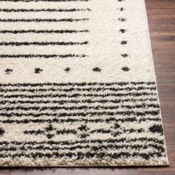 Alternative view of Surya Beni Shag BSH-2327 Black Area Rug
