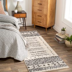 Surya Beni Shag BSH-2327 Black Area Rug