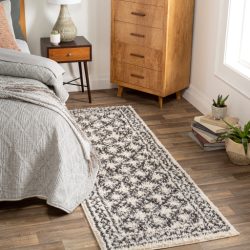 Alternative view of Surya Beni Shag BSH-2328 Black Area Rug