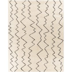 Surya Beni Shag BSH-2329 Black Area Rug