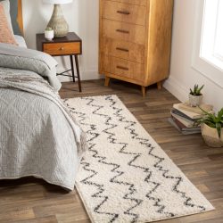 Alternative view of Surya Beni Shag BSH-2329 Black Area Rug