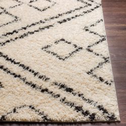 Alternative view of Surya Beni Shag BSH-2331 Black Area Rug
