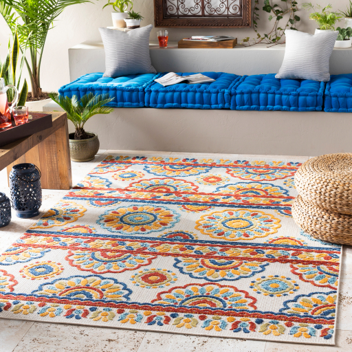 Surya Big Sur BSR-2307 Aqua Area Rug