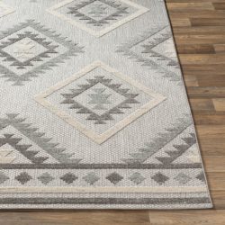 Alternative view of Surya Big Sur BSR-2313 Charcoal Area Rug