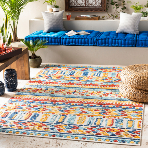 Surya Big Sur BSR-2314 Aqua Area Rug