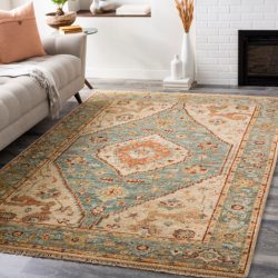 Surya Biscayne BSY-2301 Aqua Area Rug