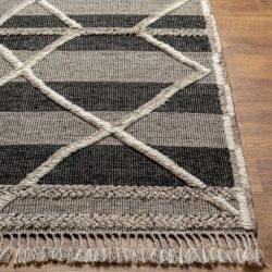 Alternative view of Surya Cadiz CDZ-2304 Black Area Rug