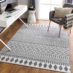 Alternative view of Surya Cesar CEG-2343 Charcoal Area Rug